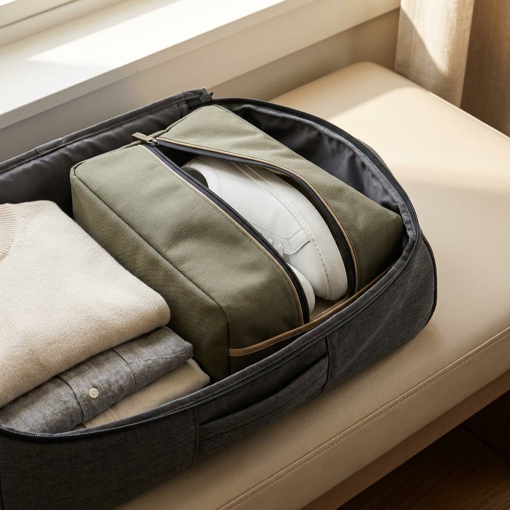 Packed with everyday toiletry essentials.