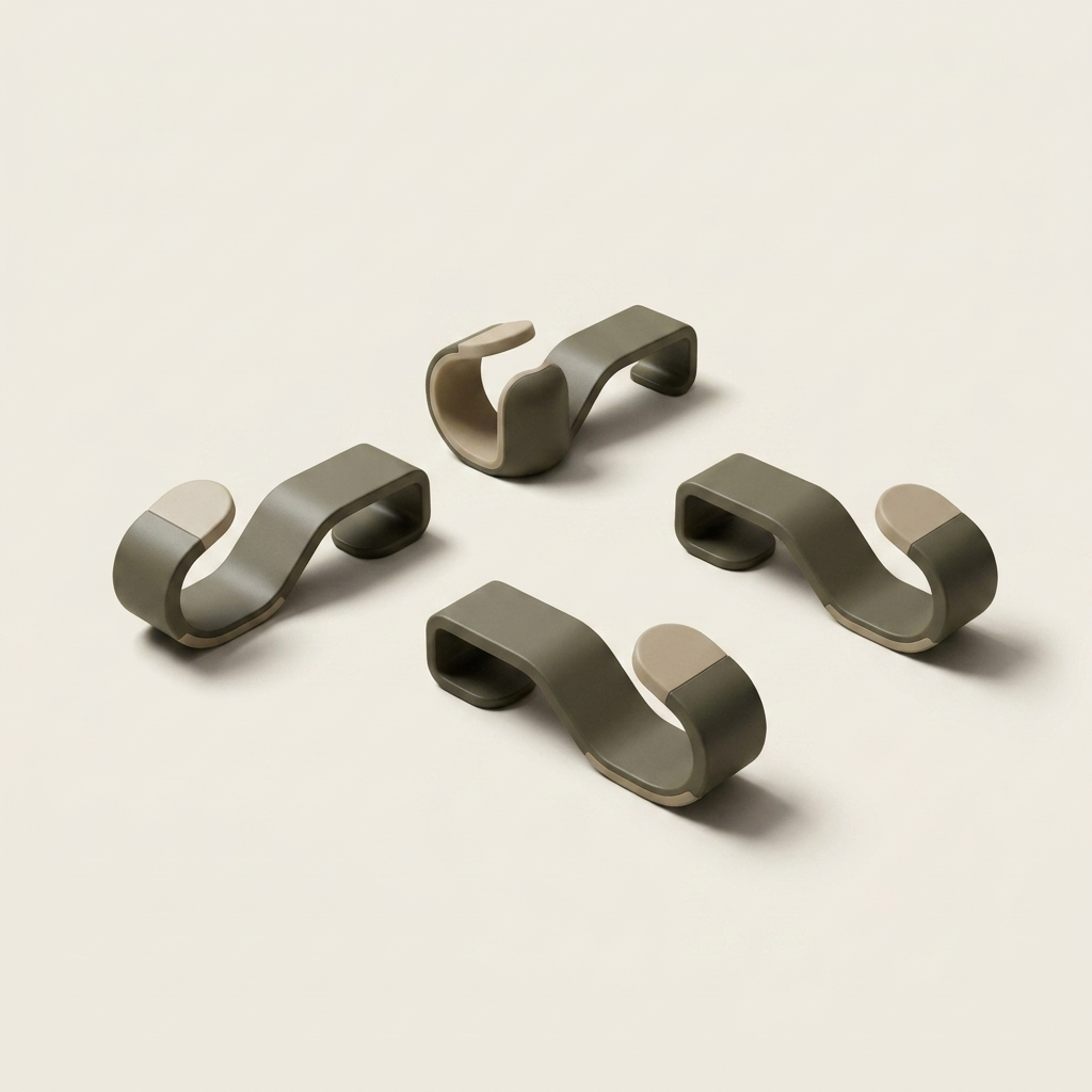Product view of the compact hook profile.